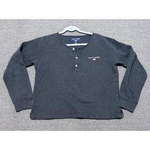 Vintage Polo Sport Ralph Lauren Med. Henley Long Sleeve USA